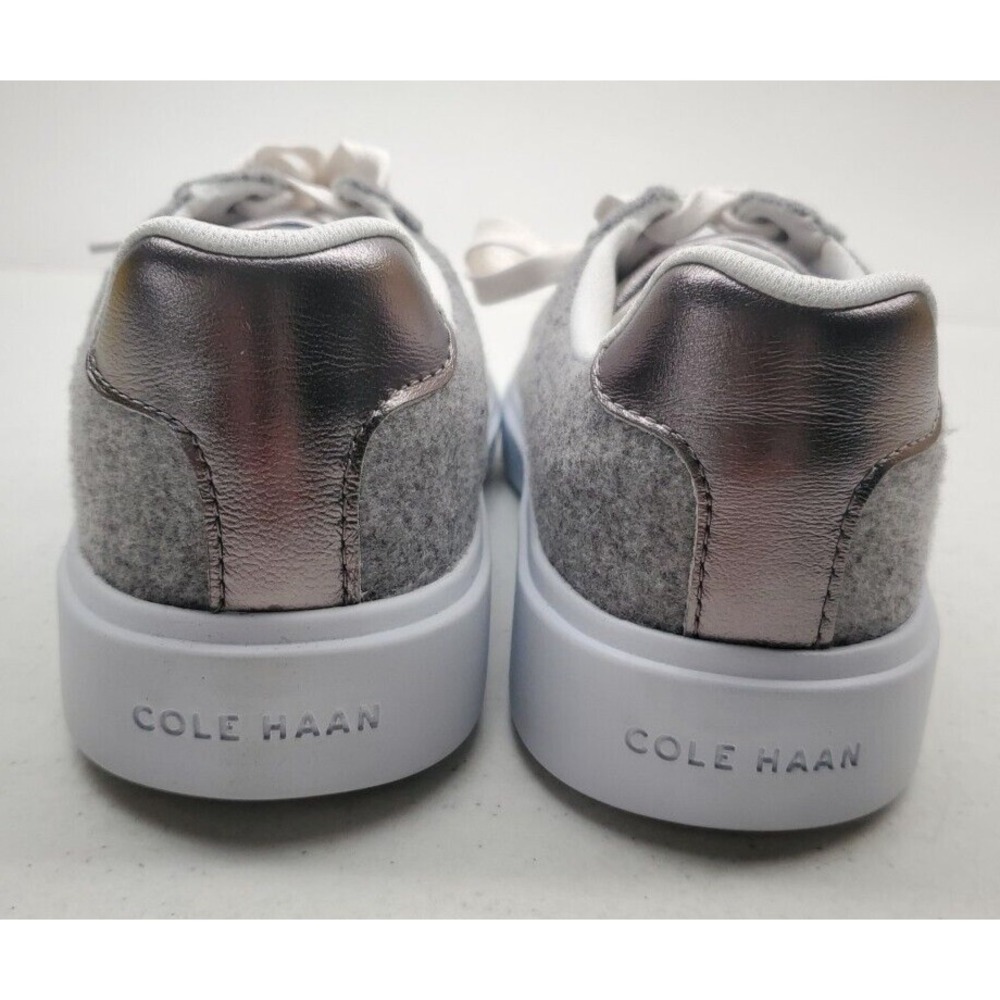 Cole Haan GC Daily Sneakers Grey Wool/Dark Silver W29265‎ Women's Sz 7B New! - Picture 4 of 11